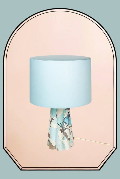 Murano Bucket Lamp Aquamarine