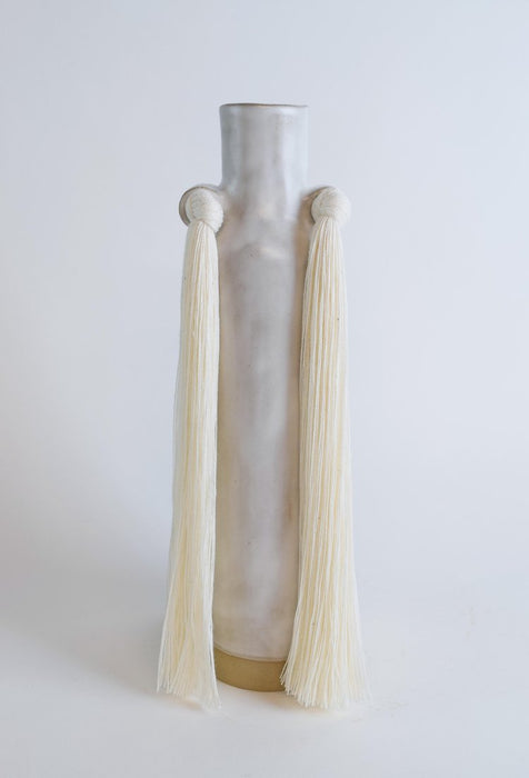 Vase 703 White I Karen Tinney