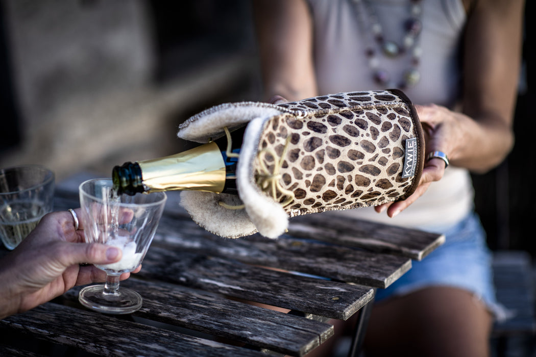 Champagne Bottle Holder  Giraffe