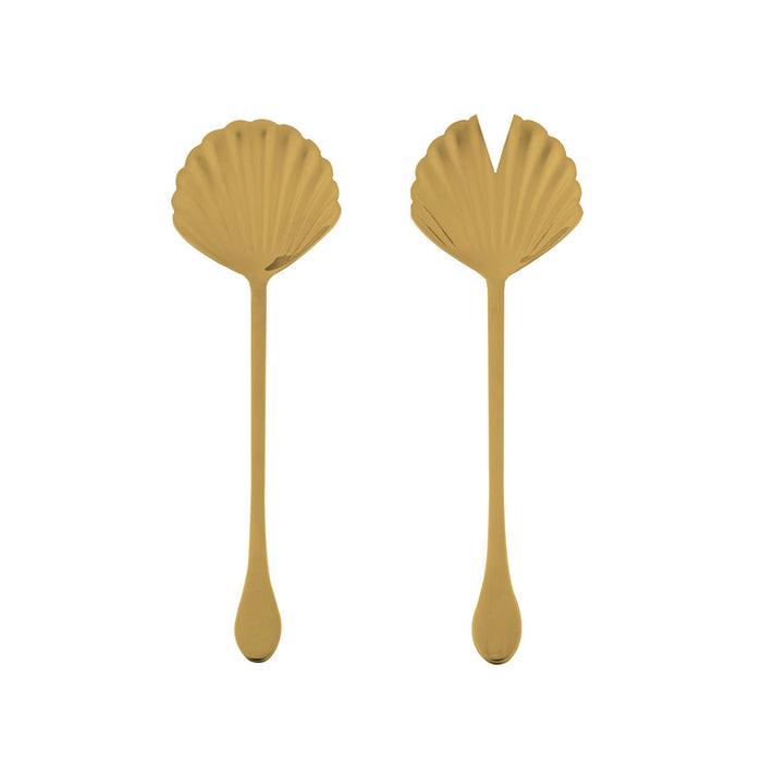 Set of 2 Sea Shell Salad Cutlery