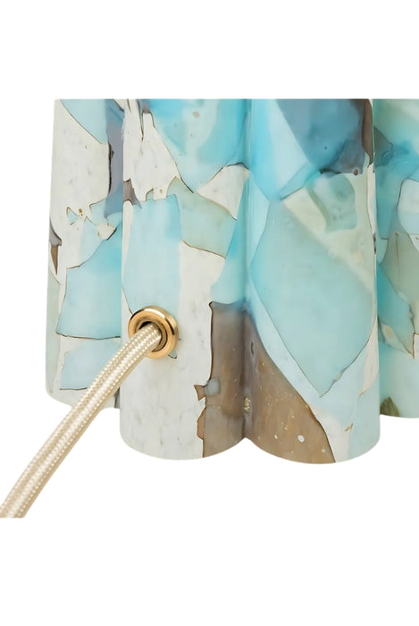 Murano Bucket Lamp Aquamarine