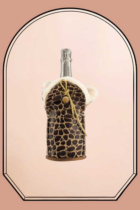 Champagne Bottle Holder  Giraffe