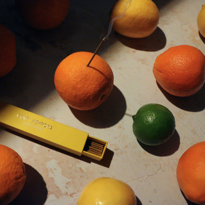 Handrolled Japanesse Incense Sticks Citrus - Corey Ashford