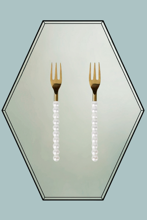 Set of Pearl Forks by Lepelclub