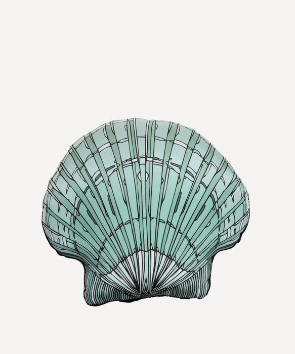 Mint Shell Silk Cushion