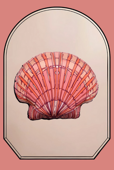 Pink Shell Cushion